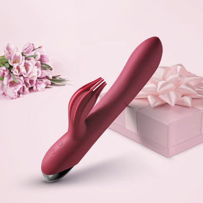 USB Aufladbare 10 Geschwindigkeit Leistungsstarke Dildo Kaninchen Vibrator für Frauen Klitoris stimulation Massage Vibrator G-spot Erwachsene sex spielzeug