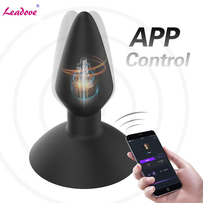 Bluetooth APP Große Anal Vibrator Fernbedienung Prostata Massage Anal Spielzeug Intelligente Silikon Butt Plug Sex Spielzeug Für Männer GS0424