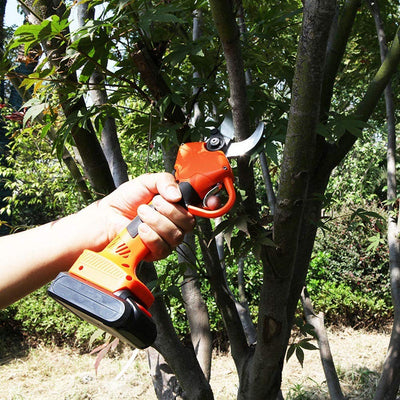 Rechargeable Electric Pruning Scissors Cordless Pruning Shears Garden Branch Cutting Tool for Rose, Apple Fruit Tree,Branches - goldylify.com