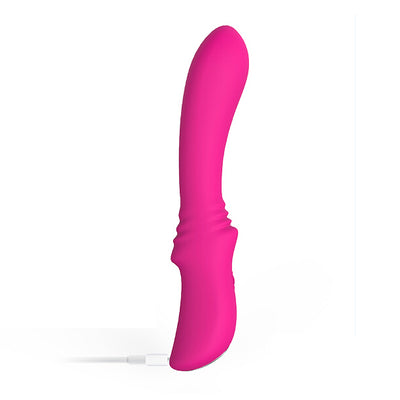 Vibrating Artificial Silicone Rubber Penis Sex Toy for Female Women Masturbation