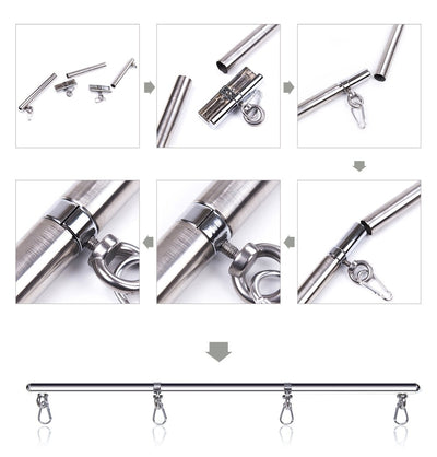 6 stil Abnehmbare Spreader Bar Hand Manschetten & Fußfesseln Sexs Bondage Fetisch Fesseln Sex Spielzeug, BDSM Roleplay Kostüme Accessorry