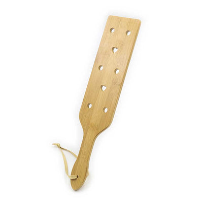 Herz Cut-out Holz Paddle Bambus Spanking Paddle, BDSM Peitsche Flogger, Erwachsene Sex Spielzeug Für Paar