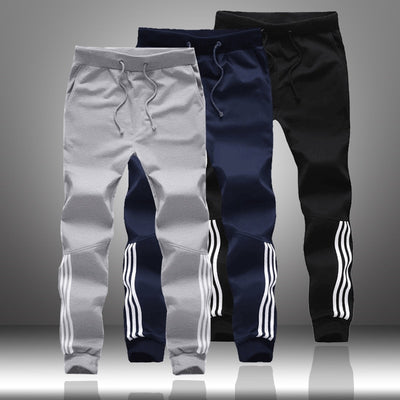 Spring Autumn Men Casual Sweatpants 2020 Mens Sportswear Joggers Striped Pants Fashion Male Skinny Slim Fitted Gyms Harem Pants - goldylify.com