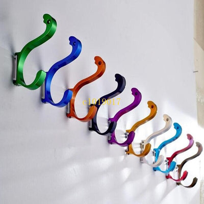 500pcs/lot Fast shipping Modern Aluminum alloy Hooks Kitchen Door Rear Coat Wall Hooks For Clothes Bathroom Hardware Accessories - goldylify.com