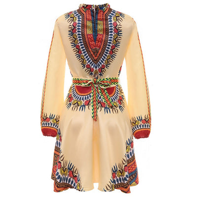 Manufacturer supply african kitenge dress designs print dress