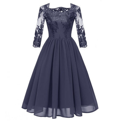 2019 frühling Herbst Spitze Kleider Femme 3/4 Hülse V-ausschnitt Frauen Roten Kleid Aushöhlen Weibliche Roben Plus Größe 2XL Vestidos de Festa