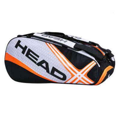 Head Racket Bag Badminton Tennis Double Shoulder With Shoe Bag Can Hold 6-9 Rackets Sports Training Backpack Men Women Squash - goldylify.com