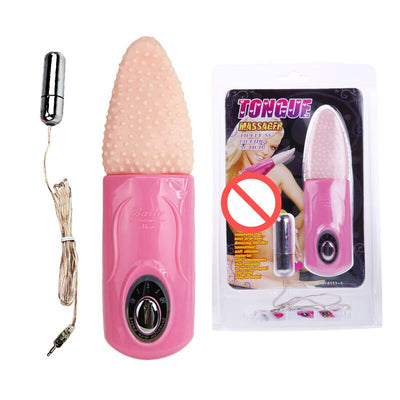 Blow Job sex toy 3 function vibrating tongue vibrating silicone G spot vibrator Oral sex Drop