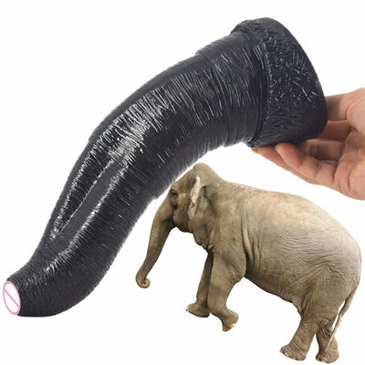 10 Inches Big Giant Animal Elephant Dildo Huge Artificial Penis Dick Masturbate Flirting Sex Toys for Women