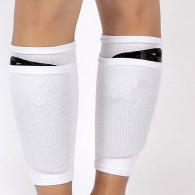 Soccer Shin Pad Sports Leggings Plate Leg Pads Safety Fabric Protective Gear Football Leg Sleeves Supporting Shin Guard - goldylify.com