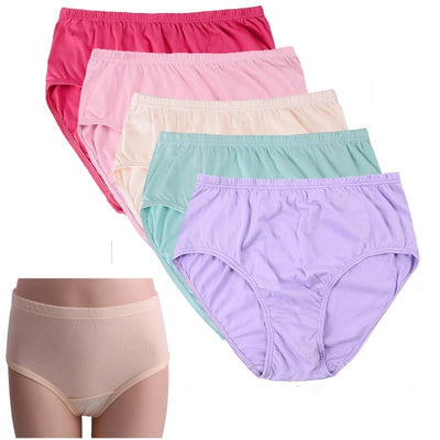 Cheap wholesale ropa interior femenina 10Pcs/lot Cotton high waist Underwears Women Panties Plus Size 8XL lingerie women's brief - goldylify.com