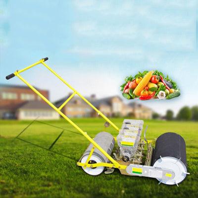 Hand seeder 4 line Vegetable carrots spinach rape carrot ginseng spinach cabbage spinach wheel machine seed plant tool - goldylify.com