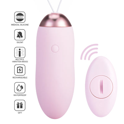 2019 Hot Pink Wireless Silicone Bullet Vibrator For Girls Sex toys