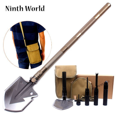 Multi-purpose Shovel Folding Self-defense Shovel Outdoor Camping Supplies Tools Survival Equipment Outdoor Tool - goldylify.com