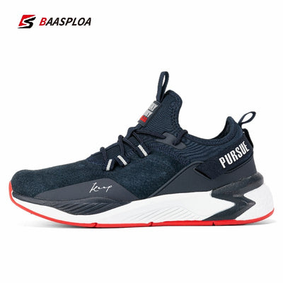  New Men Running Shoes Non-slip Shock Absorption Lightweight Tennis Shoes Waterproof Male Comfortable Casual Shoes