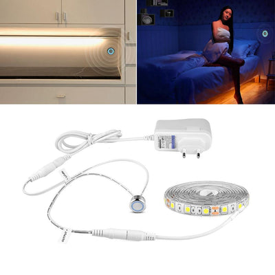 5050 2835 SMD LED Unter Kabinett Licht Smart Touch Sensor Dimmer Schalter Wasserdichte led-Band Streifen Kleiderschrank Küche Bett Hause lampe