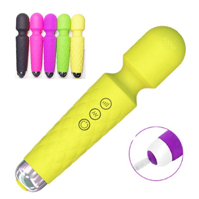 Gay Sex Wand Massager,30 Frequencies Handheld Rechargeable Neck Shoulder Back Body Massage