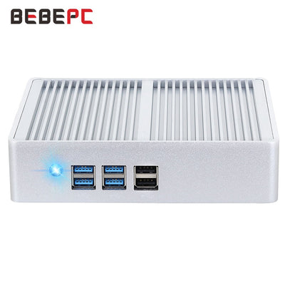 Fanless Mini PC Computer HTPC Windows 10 Pro Intel Core i5 5200U/4200U Celeron DDR3L WiFi HD USB Office Descktop Minipc