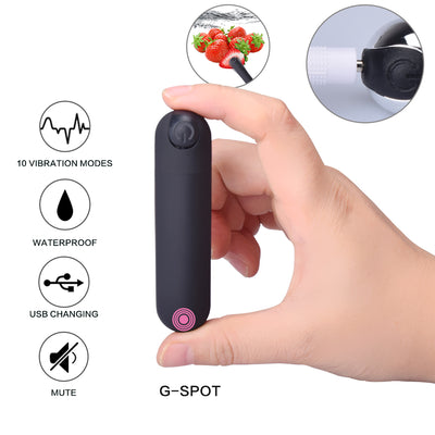 Wiederaufladbare Mini Kugel Vibrator G Spot Stimulator Klitoris Sex Spielzeug für Frauen/Anfänger USB Ladung 10 Speed Strong Vibration