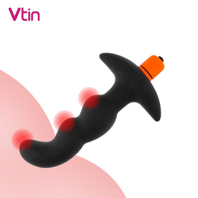 Anal Plug Vibrator Silikon Kugel Vibration Butt Plug Sex Spielzeug Prostata Massage Erwachsene Sex Spielzeug Für Paare Männer