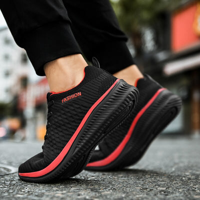 Trend Men Women Running Shoes Breathable Lightweight Male Sport Shoes Couple Knit Sneakers Comfortable Gym Shoes Men Tennis