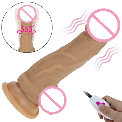 Realistische G-punkt Dildo Vibrator Rotierenden 20 Geschwindigkeit Sex Spielzeug für Frauen Vaginale Anal Spielen Fernbedienung Klitoris Anal Stimulator