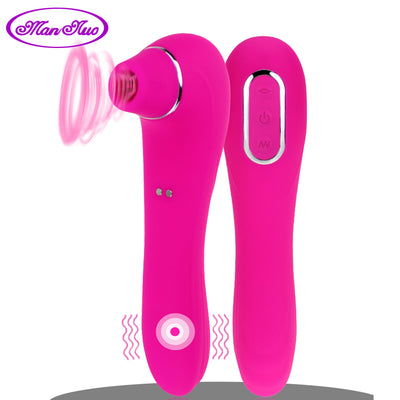 Klitoris Saugen Vibrator 2 in 1 Sex Spielzeug Klitoris g-punkt Stimulator Dildo Vibrator 10 Vibrierende Modi Sex Spielzeug für frauen Paare