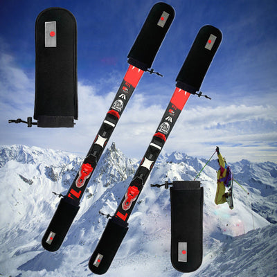 Ski Board Head Protect Cover Snowboard Elastic Soft Foldable Drawstring Adjustable Wear Resistant Ski Equipment Protect Cover - goldylify.com