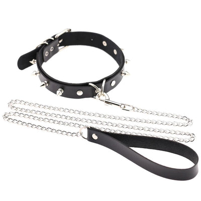 BDSM Bondage Sex Kragen Mit Kette PU Leder Fetisch Slave Harness Halsband Halskette Bondage Fesseln Sex Produkte Für Erwachsene