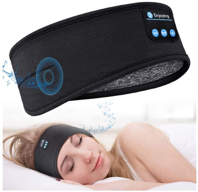 Bluetooth Sleeping Headphones Sports Headband Thin Soft Elastic Comfortable Wireless Music Earphones