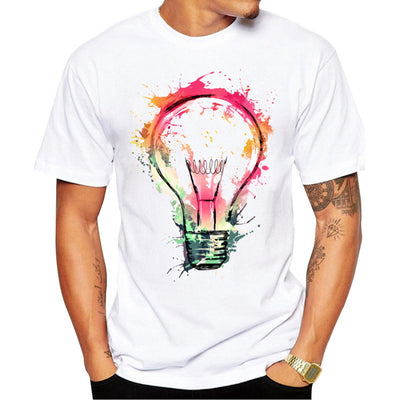 DIHOPE 2020 Quick-dry Tee Tops Men Fashion Printed Tee Top Men's Sleeve O-Neck Tshirts Fitness SlimBreathable Top Tees - goldylify.com