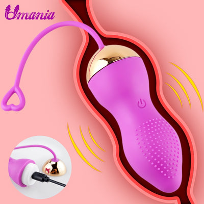 7 Speed Leistungsstarke Ei Vibrator Erotische G Spot Vibration Weibliche Massager Jump Ei USB Rechargable Sex Spielzeug Für Frauen Vibrierende ei