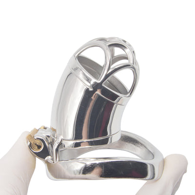 QIAK RBMC-22 6.5CM [ 2.56 Inch ] Insert Length Cylindrical Fun in Quarantine  Domme Sex Toy Male Chastity Device Cage