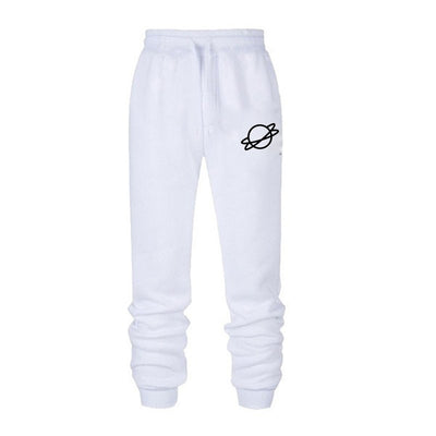 New Fashion Men Sweatpants Autumn Winter Fleece Printed Long Pants Outdoor Joggers Sport Pants Casual High Waist Gym Trousers