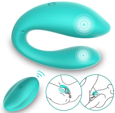 G Spot Vibrator, Wireless Sex Toys with Rechargeable Remote Control & Dual Motors, Adult Sex Toys for for Women Men Couples Play