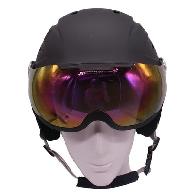 Snowboard Single And Double Board Ski Helmet Ski Goggles Helmet Winter Skiing Supplies Ski Snowboard Glasses Skiing - goldylify.com