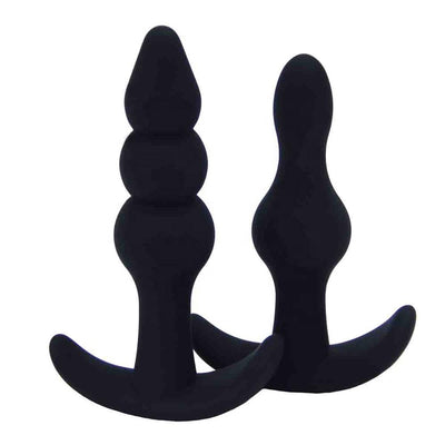 2PCS Anal Beads Butt Plug Peep Vaginal Anus SM Plug Butt Toys for men women anal sex toys