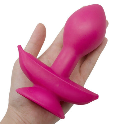 Sucker Banana Boat Charging Silicone Anal Plug Dilator Vibrator For Men And Women Masturbation Sex Toys