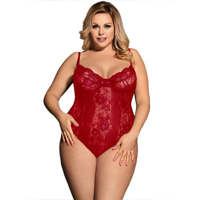 Comeonlover Underwire Overalls For Women Lace Bodysuit Transparent Body Suit Sexy Teddies Lingerie