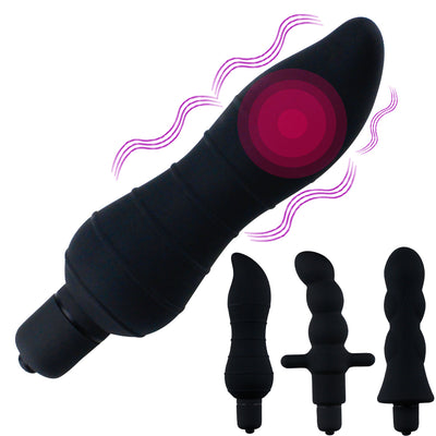 Plug battery anal vibrator 10 speed vibration bullet adult sex toy male and female sex