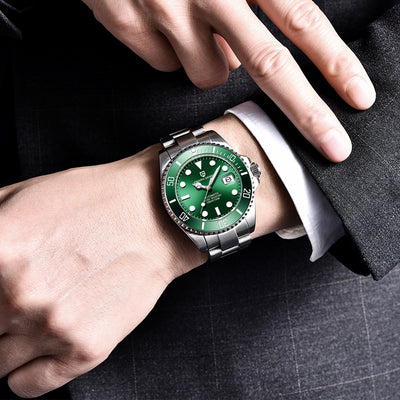 PAGANI Design Brand Luxury Men Watches Automatic Black Watch Men Stainless Steel Waterproof Business Sport Mechanical Wristwatch - goldylify.com
