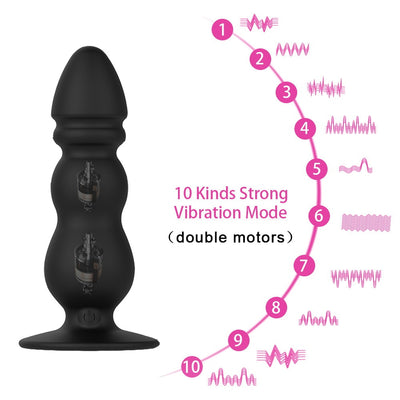10 geschwindigkeiten Wireless Remote Anal Dildo Männlichen Prostata Massager Starke Sauger Unisex G-spot Stimulator Anus Penis Vibrator Sex spielzeug