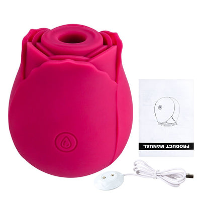 Beautiful pink female suction vibrator, couple sex toys, vaginal suction pacemaker, G-spot