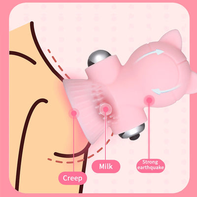Tongue Licking Vibrator For Women Oral Sex Clitoris Nipple Sucking Vibrator Breast Enlarge