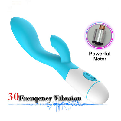 30 Frequncy Electric G-spot Vibrator Dildo Silicone Vagina Clitoris Stimulation Massager Rabbit Vibrator Sex Toys For Women
