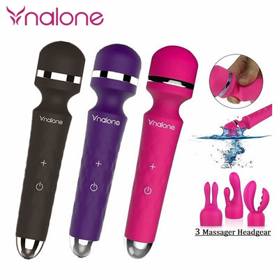 Nalone Super Powerful Multi-speed Vibrator Sex Toys for Women Massage Wand Sex Products Waterproof Female Masturbators - goldylify.com