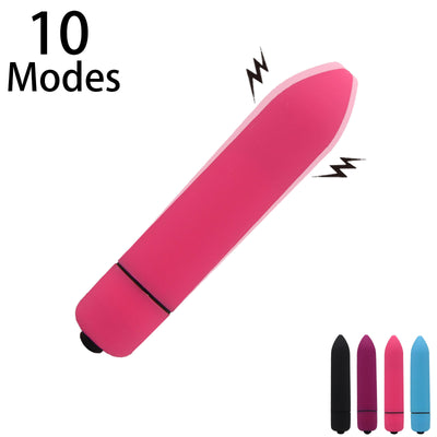 YEMA 4 Color Mini Bullet Vibrator Clitoris G Spot Massager Tiny Sex Machine Sex Toys for Women Adult Female Erotic toys - goldylify.com