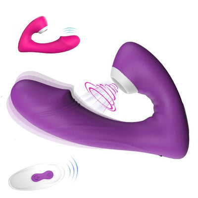 Vagina Sucking Vibrator 9/10 Speed Vibrating Oral Sex Suction Magic Wand Clitoris Stimulator Sex Toys for Woman Masturbation - goldylify.com
