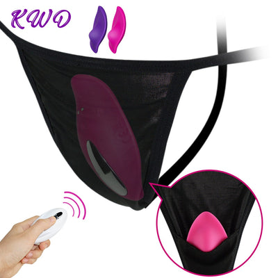 Invisible Wireless Remote Control Vibrator 10 Speeds Wearable Clitoral Stimulator Panties Vibrating egg Sex Toy For Women - goldylify.com