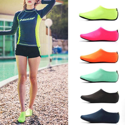Fashion Unisex Outdoor Beach Sandals Soft Plush Slides Flats Non-Slip Shoes Slippers Summer Swimming